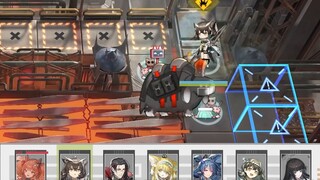 All high-level six-star operators VS raid-violent armed beast of burden, a very new stone man [Arkni