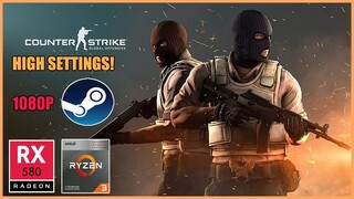 CS:GO│RX 580 8GB & RYZEN 3 2200G│HIGH 1080P