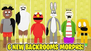 How to get ALL 6 NEW BACKROOMS MORPHS in Backrooms Morphs (ROBLOX)