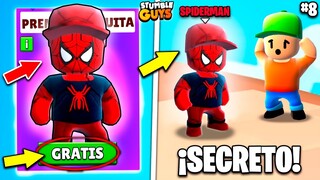 🕷 ¡NUEVA SKIN de SPIDERMAN! 🥳 en Stumble Guys...