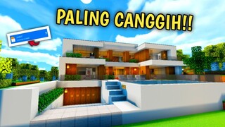 RUMAH INI PALING CANGGIH! BUILDNYA MODERN SISTEMNYA FULL COMMAND BLOCK! - Map Showcase Minecraft#112