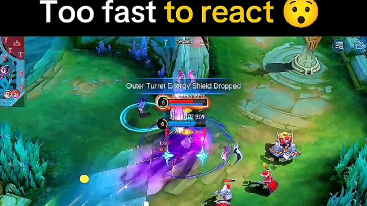 Very fast to react quick move 😜 | Mlbb