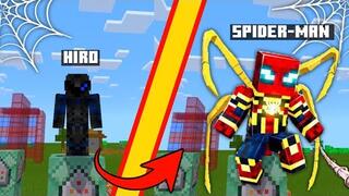 Getting the Spider-Man Power in Minecraft using Command Blocks