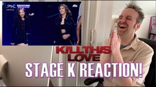 REACTION! BLACKPINK x Stage K Winners - Kill This Love