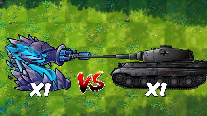 PVZ Fusion - 1 Ultimate Fusion Plant vs. 1 Tiger King Tank Zombie - Who Will Win?