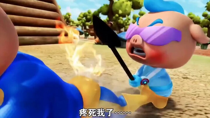 模仿《青柠动画城》奥特之父直接爆焯超人强
