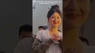 Dapat Pujian Netizen Eh Malah Nangis, Kamu Kenapa Zhao Lusi? #shorts #zhaolusi #popular #viral