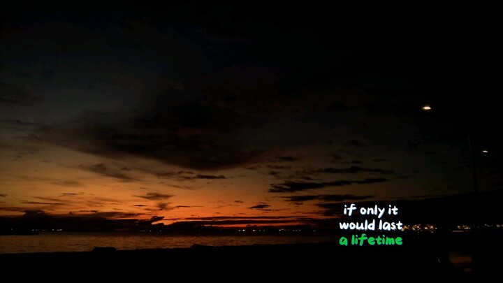 sunset is beautiful isn't it?