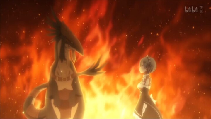 Rem, who competes with animals for favors, is so cute