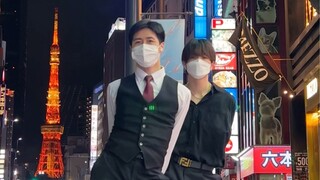 和日本小哥六本木街头浅扭一下