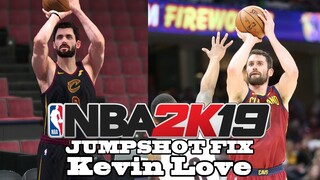 Kevin Love Jumpshot Fix NBA 2k19