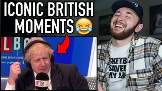 FUNNY ICONIC BRITISH MOMENTS - American Reacts