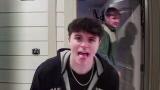 A young man unexpectedly became famous for making faces at his neighbor