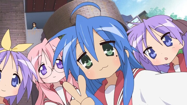 Perbandingan adegan nyata [Perjalanan Lucky Star-Kyoto]