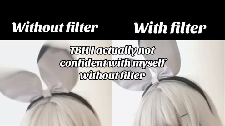 Filter non Filter Blanc cosplay Nikke