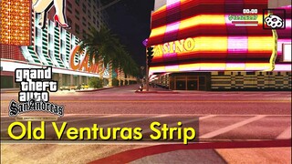 Old Venturas Strip night stroll | Just Walking | GTA: San Andreas - Definitive Edition