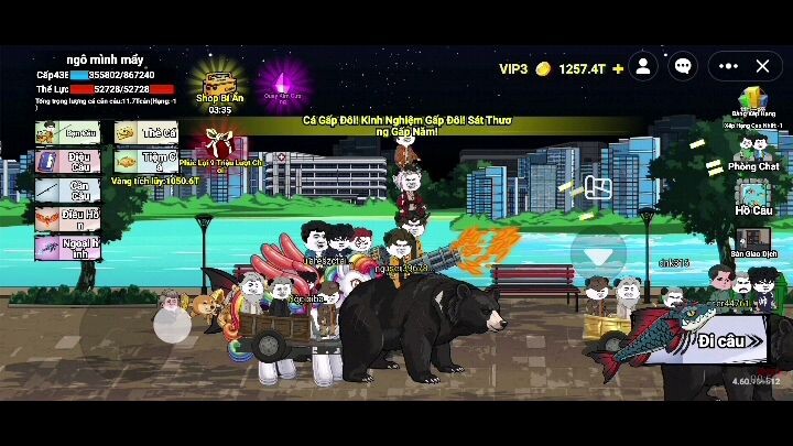 1000000 cá trắm 1cân #BuildaGame#钓魂#35598321