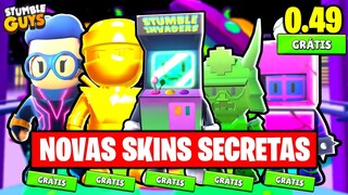 VOCÊ NÃO VIU ISSO 😱 NOVAS SKINS SECRETAS NO STUMBLE GUYS 0.48.1 [GRÁTIS?] - VEJA AGORA! 😱