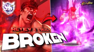 EVIL RYU IS BROKEN!! FULL REVIEW & HOW TO USE EVIL RYU! BEAT THIS TRIAL FAST! (Street Fighter Duel)