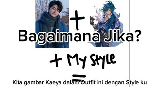 Bagaimana Jika Kaeya Kita Gambar dengan Outfit Ini? | Anime Drawing