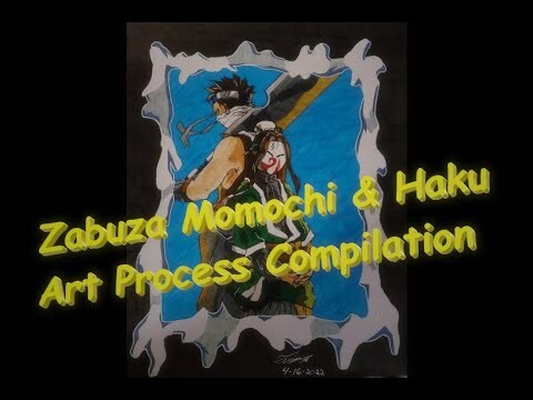 Illustration Process Compilation: Zabuza Momochi & Haku!! (Naruto Art)