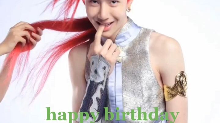 happy birthday wang yibo 🥳🎉