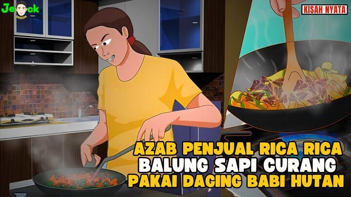 AZAB PENJUAL RICA RICA BALUNG SAPI CURANG PAKAI DAGING BABI   SINETRON AZAB