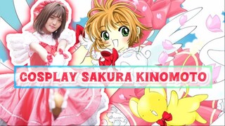 Cosplay Sakura Kinomoto, Anime Jadul Card Captor Sakura