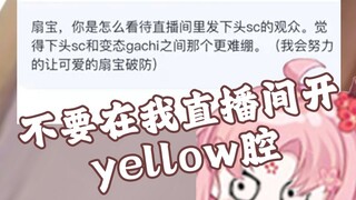 扇宝 你怎么看待直播间里发下头SC的观众