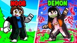 Going from Noob to DEMON NEZUKO in Demonfall Roblox...