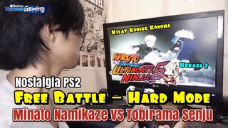 ADU KECEPATAN KILAT KUNING KONOHA VS HOKAGE KE-2 - FREE BATTLE NARUTO ULTIMATE NINJA 5 NOSTALGIA PS2