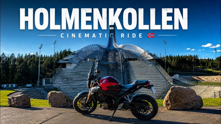 Cinematic Ride | Holmenkollen, Norway 🇳🇴 | CB650R Exhaust Sound