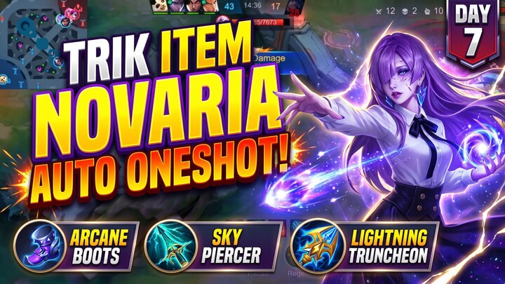 Hari Ketujuh Belajar Novaria: Urutan Item Wajib Early Game Supaya Damage Maksimal