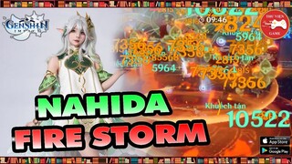 Genshin Impact || NAHIDA FIRE STORM - ĐỘI HÌNH THIÊU ĐỐT CỰC BÁ của THẢO THẦN...! || Thư Viện Game