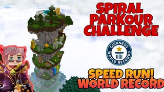 🔴SPIRAL PARKOUR TOWER CHALLENGE IN SKYBLOCK😱 -BLOCKMAN GO SKYBLOCK