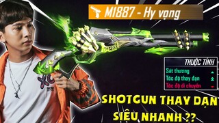 [Free Fire] THỬ THÁCH T GAMING SỞ HỮU SÚNG " M1887 HY VỌNG " THAY ĐẠN SIÊU NHANH TRONG FREE FIRE ??