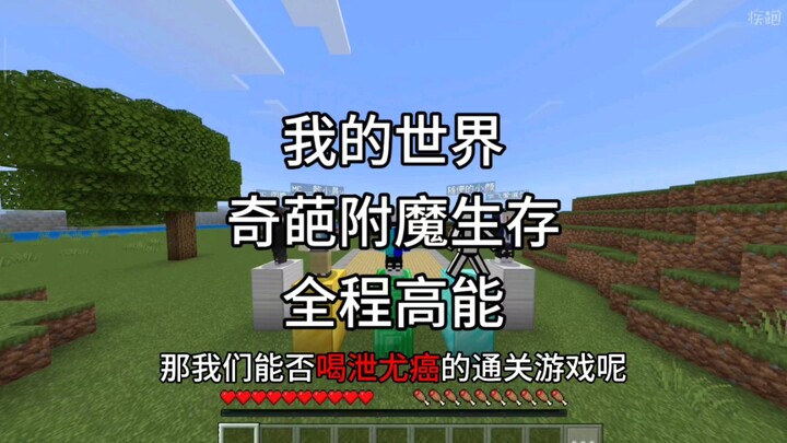 Minecraft: Khi chúng ta dẫm lên màu xanh lam hoặc xanh lá là bay lên rồi nổ tung, mà đào đá lại rơi 