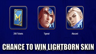 New Event Chance to Win Lightborn Skin 🟢 MLBB