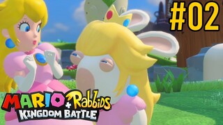 PRINCESS BWA BWA SINIS MELIHAT PRINCESS PEACH! - MARIO + RABBIDS KINGDOM BATTLE #2