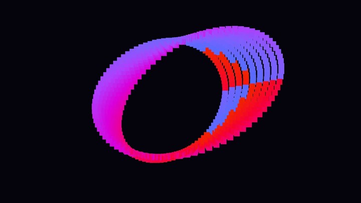 Can This Möbius Ribbon Reverse Its Spin? | 3D Illusion #shorts #MobiusRibbon