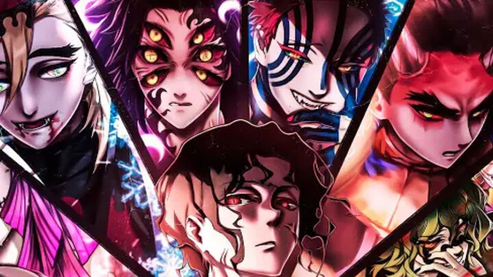 [Thần Hài Cảnh Báo][Chân Dung Nhóm] Trăng Lưỡi Liềm - Trăng Sáp 《 Thanh Gươm Diệt Quỷ 》|[Bản Dịch Tr