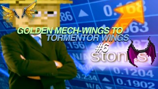 GOLDEN MECH-WINGS TO TORMENTOR WINGS #6 | Pixel Worlds