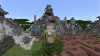 Minecraft / Exploring A Temple Overrun With Spiders | Spider Temple By Odyssey Builds