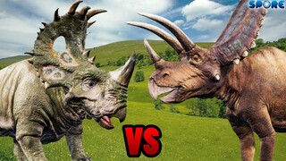 Sinoceratops vs Pentaceratops | SPORE