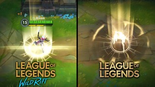 Sentinel Riven | WR vs LOLPC Comparison