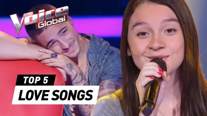 BEST LOVE SONGS in The Blind Auditions of The Voice Kids | VALENTINE'S DAY special