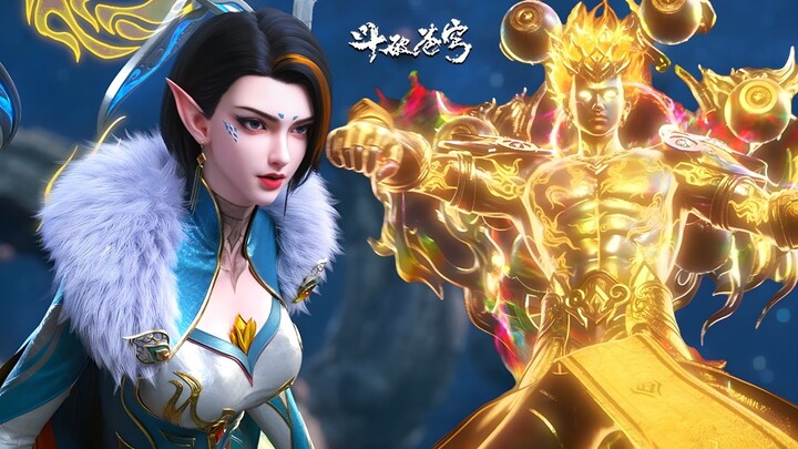 Pertempuran Episode 181 Pertempuran DOUSHENG XiaoYan VS 2 Gabungan Tetua Heavens Demon Phoenix