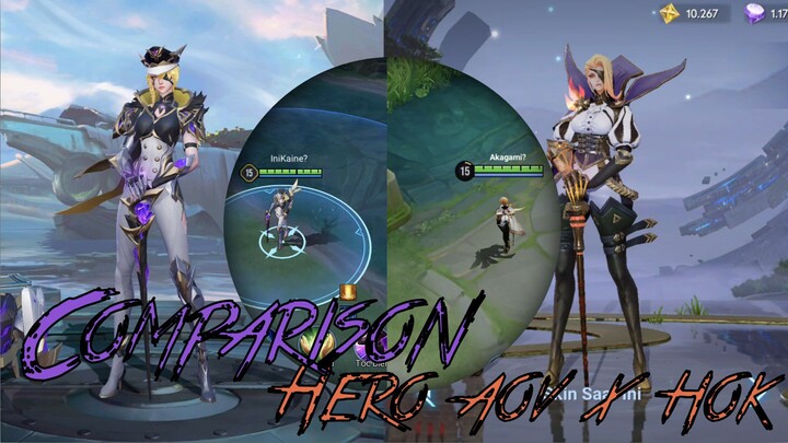 Comparison Hero AoV and HOK - Part 01