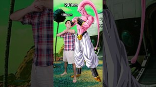 En Dragon Ball Z todos son GIGANTES 😱 #shorts #dragonball