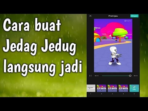 Cara Membuat Jedag Jedug Langsung Jadi Pakai Template